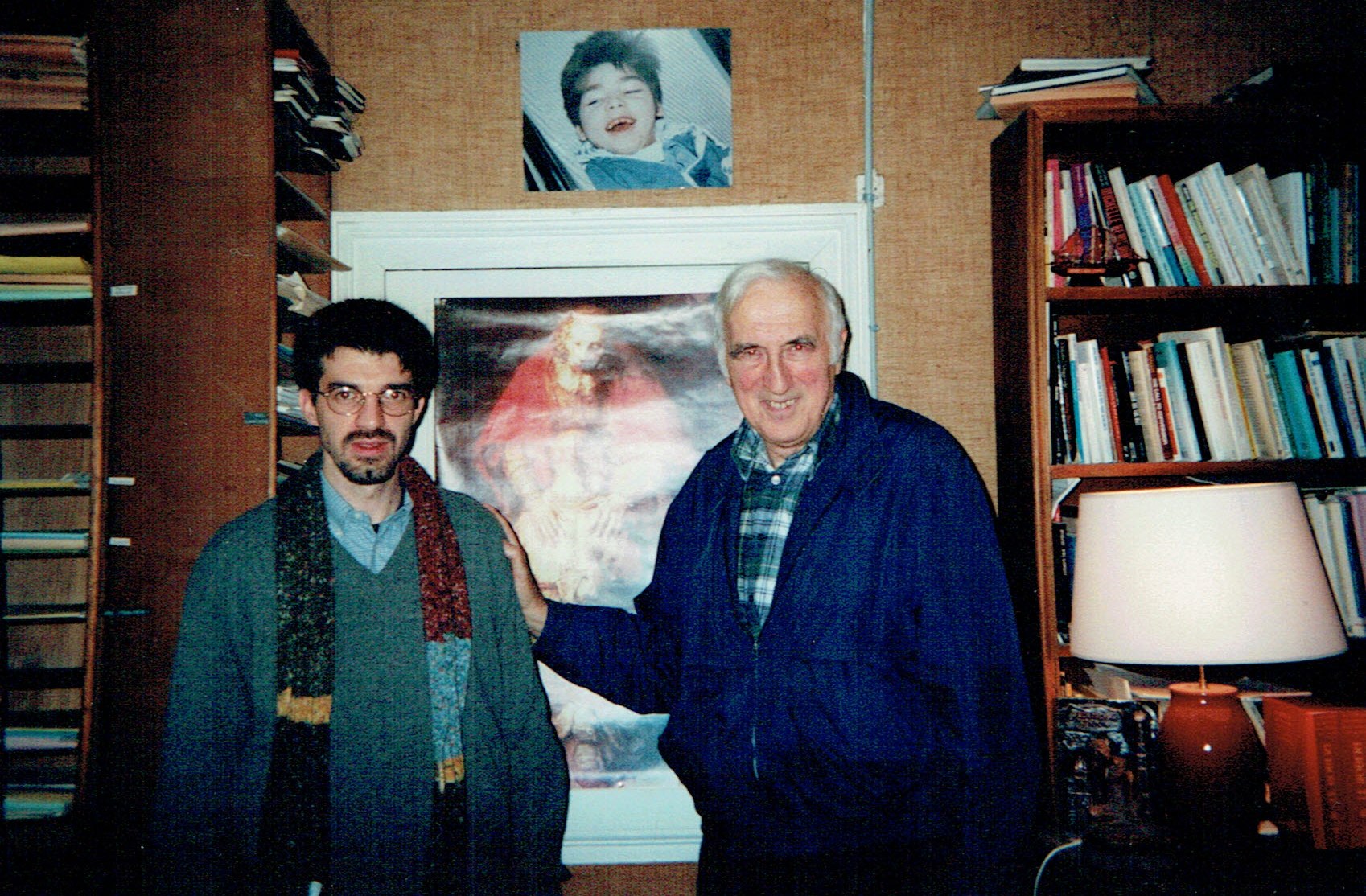 Con Jean Vanier 8 nov 2000 Trosly Breuil