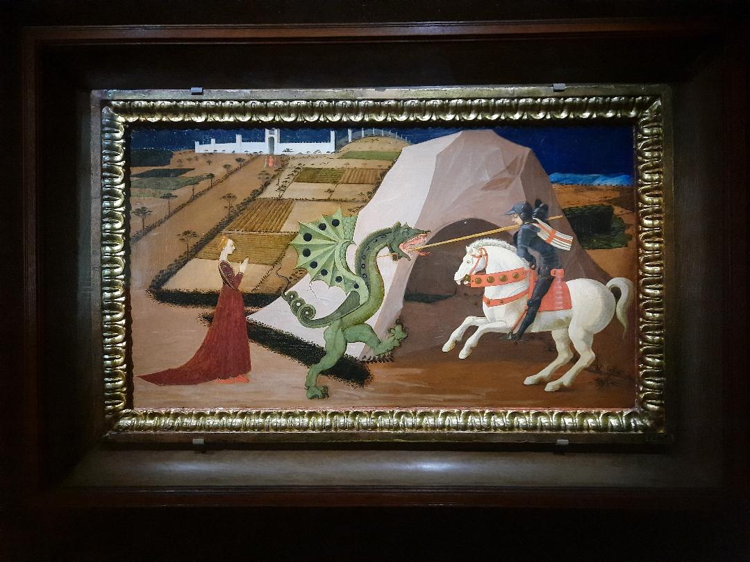 Paolo Uccello San Giorgio e il drago Parigi quadro