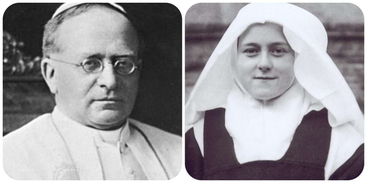 Pope Pius XI and St. Therese 