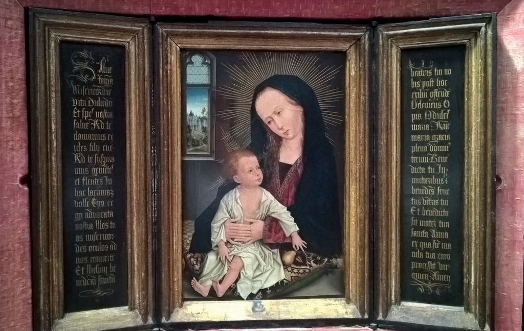 Triptique Salve Regina - van der Weyden Tournai - aperto